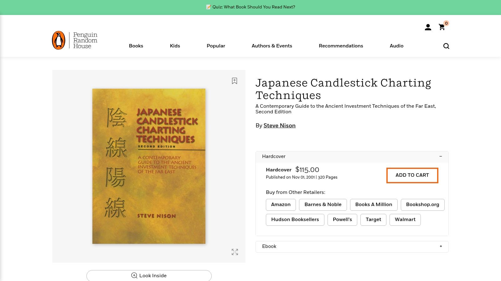 Japanese Candlestick Charting Techniques — Steve Nison